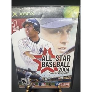 All Star Baseball 2004 Original Xbox Game Derek Jeter Complete